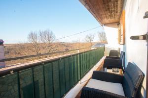 Balkón nebo terasa v ubytování Apartman M&M Žminj