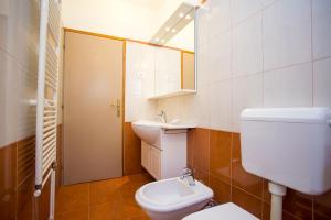Koupelna v ubytování Apartman M&M Žminj