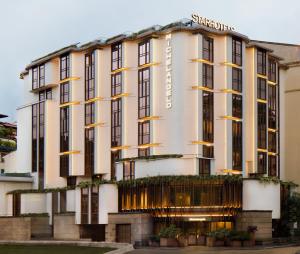 a rendering of the front of the hotel at Starhotels Michelangelo Florence in Florence