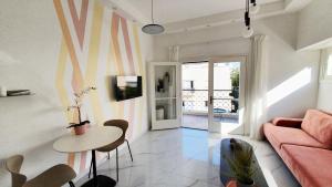 Et opholdsområde på BnBIsrael apartments - Yosef Eliyahu Terracotta