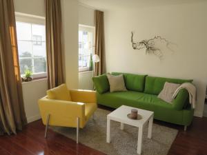 Posezení v ubytování Ferienapartment Hugos