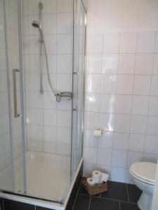 Koupelna v ubytování Ferienapartment Hugos