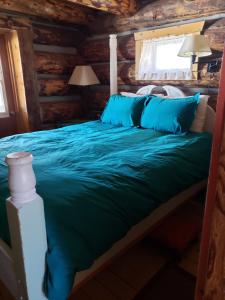 a bedroom with a bed and a window at Starry Nights Ranch Bed & Breakfast in Mancos