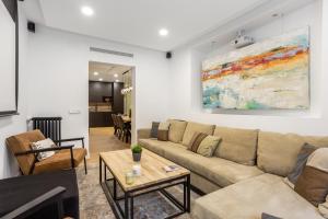 Posezení v ubytování Callao Flat