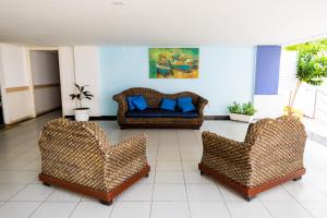 
A seating area at Hotel Ponta Negra Beach Natal
