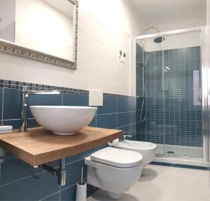 Koupelna v ubytování Archubintu B&B