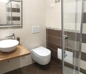 Koupelna v ubytování Archubintu B&B