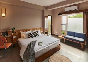 Posezení v ubytování Minimalist Poshtel & Suites