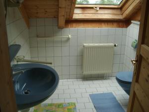 Ett badrum på Ferienwohnung Angelika Neuner