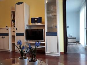 A television and/or entertainment centre at GRETL - Residence
