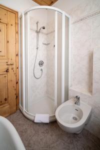 Koupelna v ubytování Meublè Garnì Della Contea