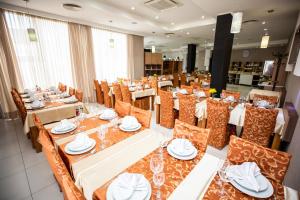 En restaurang eller annat matställe på Hotel Herceg