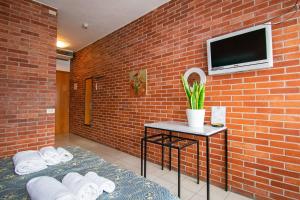 TV a/nebo společenská místnost v ubytování Hotel Marina