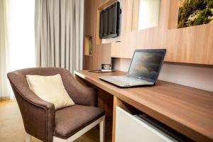 TV a/nebo společenská místnost v ubytování Hotel Herceg