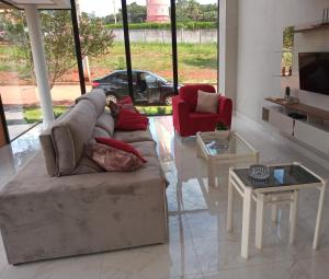 Χώρος καθιστικού στο Casa novanova