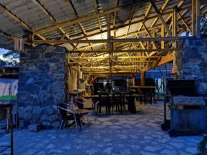 Restaurace v ubytování Bamboo Cottage Langkawi