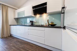 Kuchyňa alebo kuchynka v ubytovaní Iva Apartment