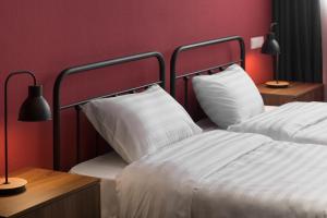 Letto o letti in una camera di Mtevino