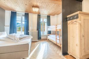 Postel nebo postele na pokoji v ubytování Gasthof Bären + 32 fotografií