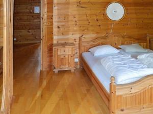 Voodi või voodid majutusasutuse Holiday Home Høvik toas