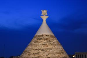 a star on the top of a tower at Trulli e Puglia Luxury Suite in Alberobello
