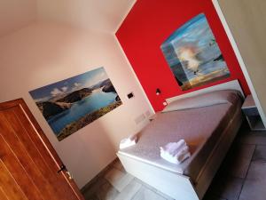 Postel nebo postele na pokoji v ubytování Room and Breakfast I Gemelli