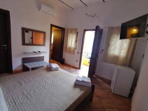 Postel nebo postele na pokoji v ubytování Room and Breakfast I Gemelli