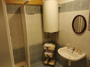 Koupelna v ubytování Apartmán U Brabců