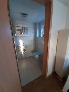 Koupelna v ubytování Biberach-Riss-Zimmer-frei, Einzel-Zimmer Bad Küche + 37 fotografií