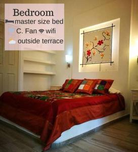מיטה או מיטות בחדר ב-Casa Amor