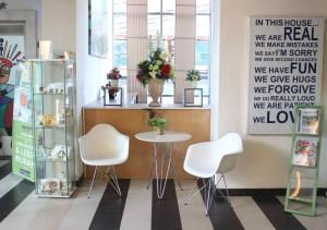 a room with a table and chairs in a store at MaxOneHotels.com at Sabang in Jakarta