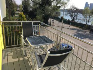 Balkón alebo terasa v ubytovaní AJO Apartments - Alte Donau Lake or Garden View Balcony Studio - Self-Check-in