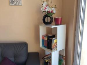 Knihovna v apartmánu