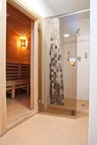 Koupelna v ubytování Kolonna Hotel Rēzekne