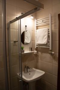 Koupelna v ubytování Zvjezdana dolina Garni hotel