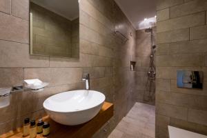 Koupelna v ubytování Leto Nuevo Hotel