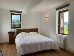 Katil atau katil-katil dalam bilik di Le Pressoir du Clos Vert