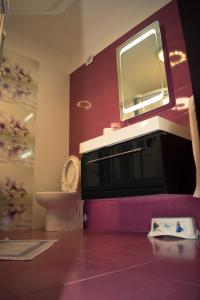 Koupelna v ubytování apartament valcea