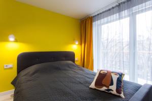 Posteľ alebo postele v izbe v ubytovaní Very Center Apartment on Gogolya Str