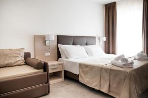 Postel nebo postele na pokoji v ubytování Hotel Solemare - Frontemare - 3 Stelle Superior