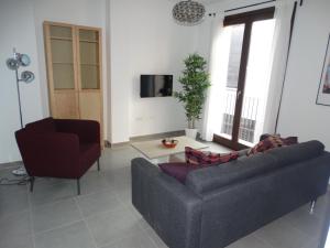 Televízia a/alebo spoločenská miestnosť v ubytovaní Málaga Apartamentos - Jinetes, 23