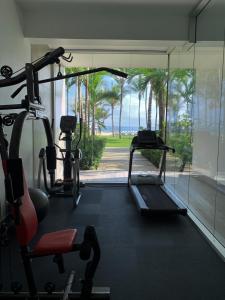 Fitness centrum a/nebo fitness zařízení v ubytování SeaWinds D-36 Cabarete