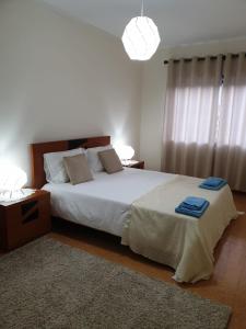 Postel nebo postele na pokoji v ubytování Heart of Vieira Do Minho - T2 Apartment