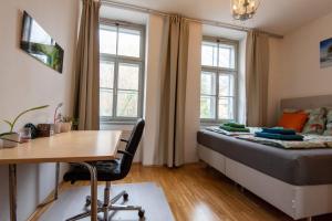 Posteľ alebo postele v izbe v ubytovaní Appartements in Graz beim LKH