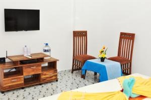 TV a/nebo společenská místnost v ubytování Sea View Villa Bentota, Induruwa