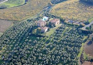 Apgyvendinimo įstaigos Agriturismo Rigone in Chianti vaizdas iš viršaus