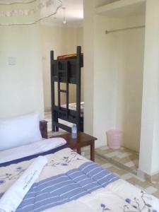 Dich Comfort Hotel University Branch客房内的一张或多张床位