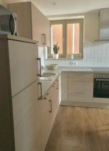 Nhà bếp/bếp nhỏ tại Ferienwohnung Bournville