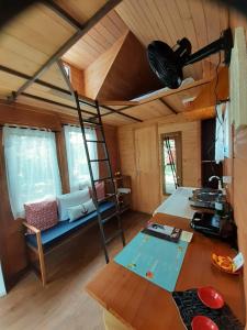 Ένα ή περισσότερα κρεβάτια σε δωμάτιο στο Mini House Park