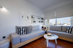 A seating area at The H Experience Boutique Apartment Koules Fortress Heraklion